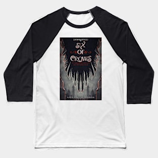 Six of Crows Book Cover Baseball T-Shirt